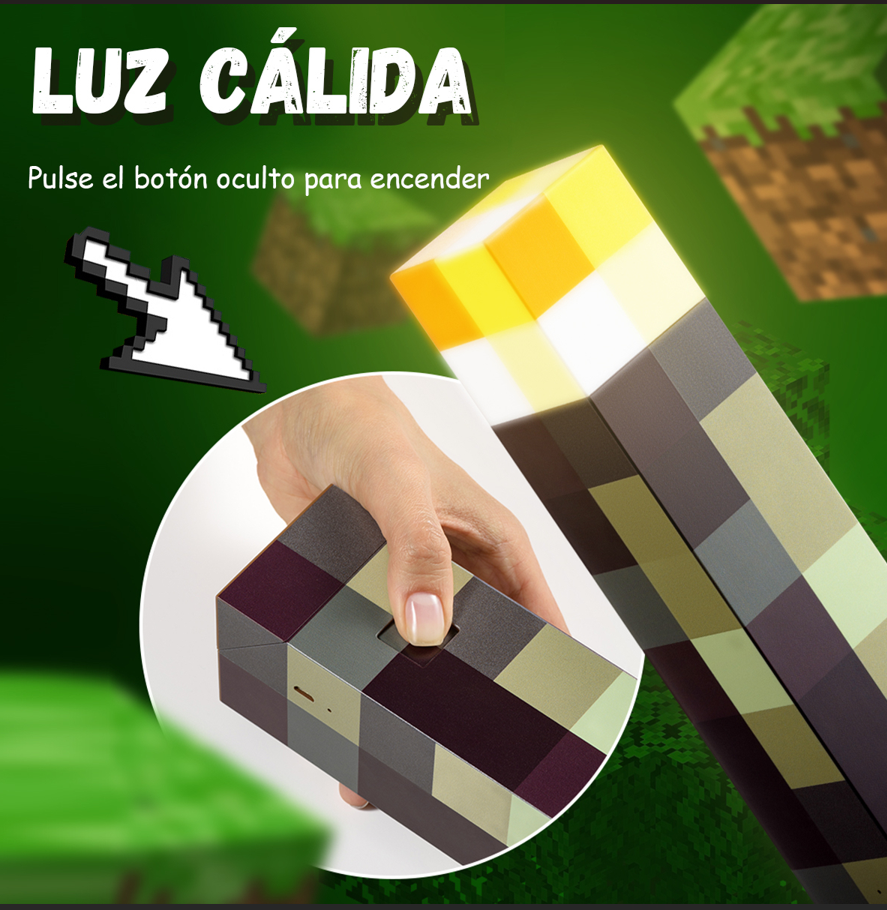 Miniatura 5 de LAMPARA DECORATIVA MINECRAFT MULTICOLOR